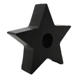 2" Black Star Spell Candle Holder - Magick Magick.com