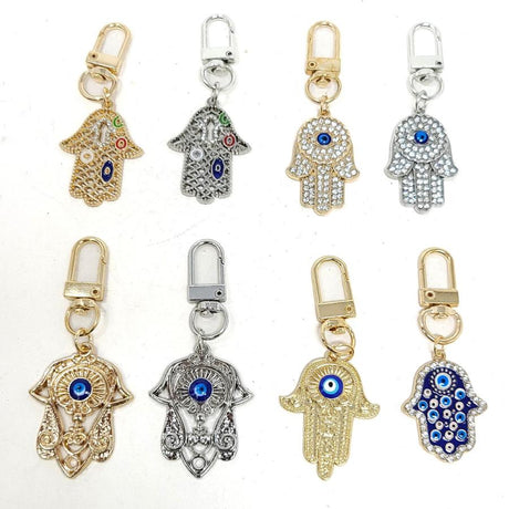 2" Evil Eye Hamsa Hand Protection Charm - Magick Magick.com