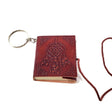 2" Leather Journal Key Chain - Dreamcatcher - Magick Magick.com