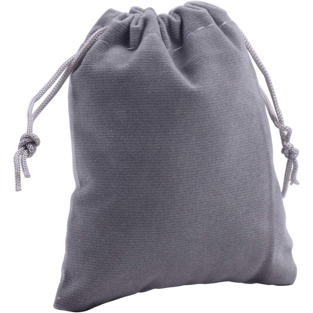 2" x 2.5" Unlined Velvet Bag - Grey - Magick Magick.com