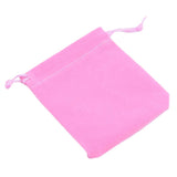 2" x 2.5" Unlined Velvet Bag - Pink - Magick Magick.com