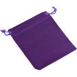 2" x 2.5" Unlined Velvet Bag - Purple - Magick Magick.com