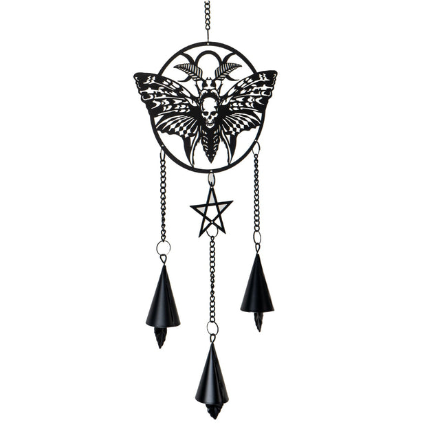 20" Death's Head Moth Hanging Decoration - Magick Magick.com