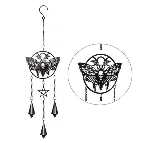 20" Death's Head Moth Hanging Decoration - Magick Magick.com