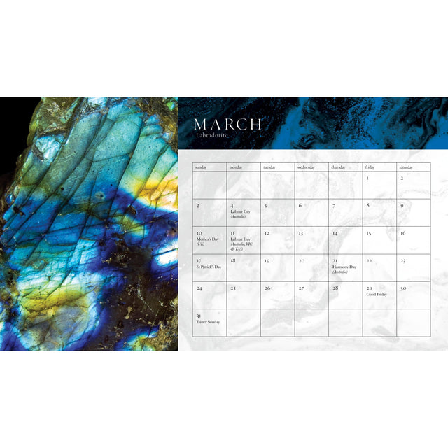 2024 Crystal Calendar by Rachelle Charman - Magick Magick.com