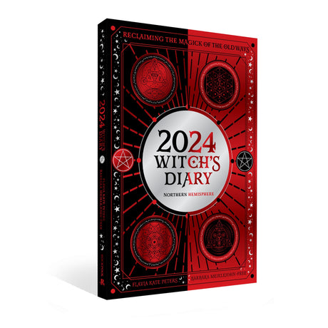 2024 Witch's Diary – Northern Hemisphere by Barbara Meiklejohn-Free, Flavia Kate Peters - Magick Magick.com