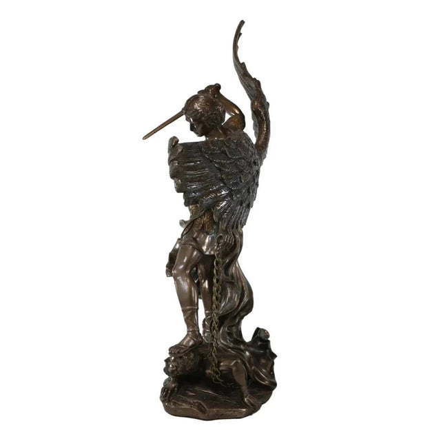 20.5" Archangel Statue - St. Michael (Bronze) - Magick Magick.com