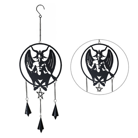 21.5" Baphomet Hanging Decoration - Magick Magick.com