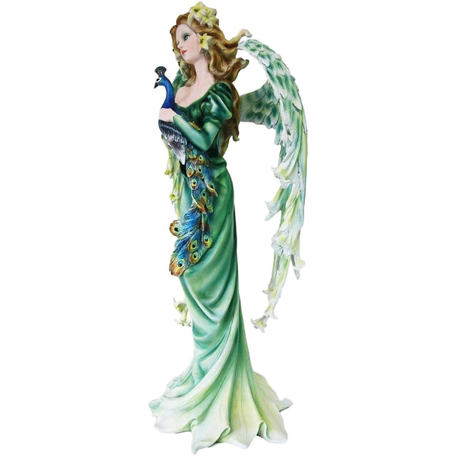 21.75" Fairy Statue - Peacock Fairy - Magick Magick.com