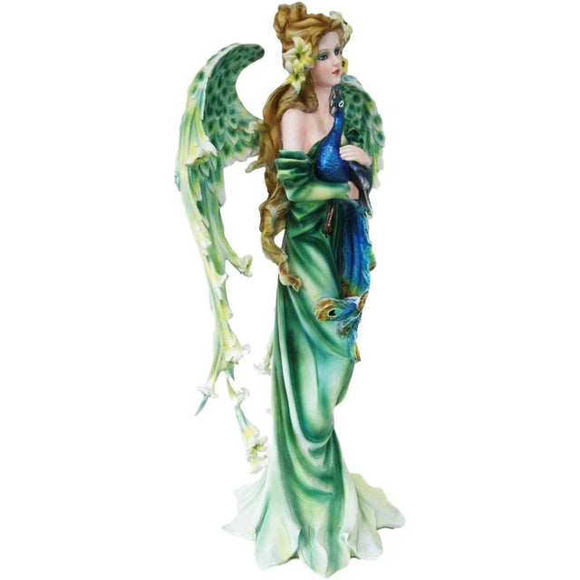 21.75" Fairy Statue - Peacock Fairy - Magick Magick.com