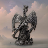 22" Quicksilver Dragon Statue - Magick Magick.com