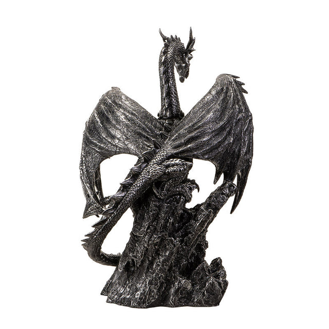 22" Quicksilver Dragon Statue - Magick Magick.com