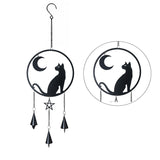 22.5" Cat Moon Gazer Hanging Decoration - Magick Magick.com