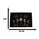 23.5" Dark Forest Moon Phase Doormat - Magick Magick.com