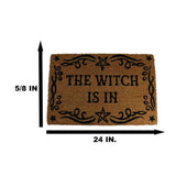 23.5" The Witch Is In Doormat - Magick Magick.com