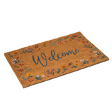 23.5" Welcome Floral Doormat - Magick Magick.com