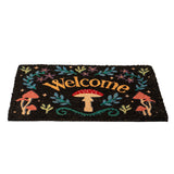 23.5" Welcome Mushroom Doormat - Magick Magick.com