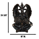 24" Baphomet Sitting Statue - Magick Magick.com