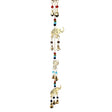 24" Elephant Brass Wind Chime with Beads - Magick Magick.com