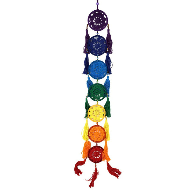 26" Dream Catcher - Chakra Crochet - Magick Magick.com