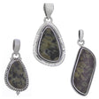 29-43 mm Epidote Sterling Silver Pendant (Assorted Shape) - Magick Magick.com