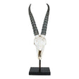 29.5" Antelope Skull on Stand Statue - Magick Magick.com