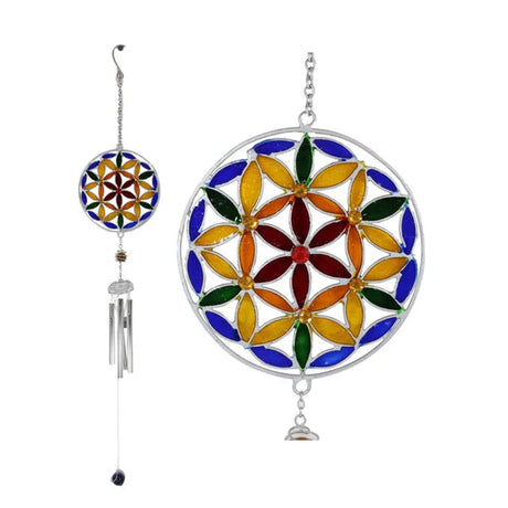 29.5" Flower of Life Wind Chime - Magick Magick.com