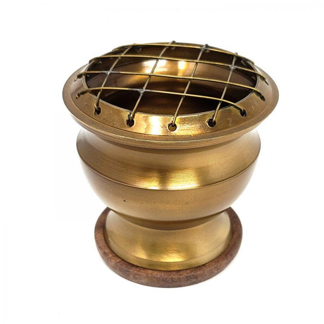 2.25" Brass Screen Charcoal Burner - Magick Magick.com