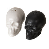 2.3" Salt & Pepper Shaker - Black & White Skulls - Magick Magick.com