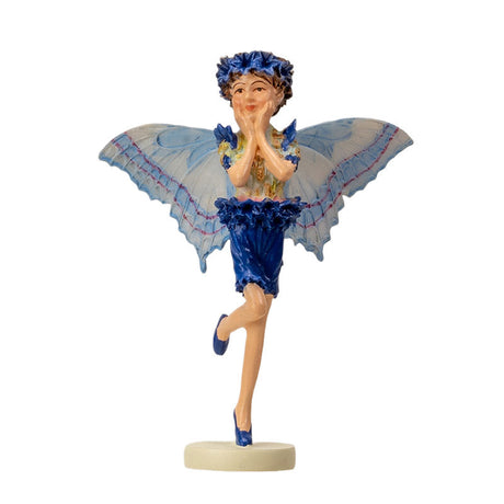 2.4" Mini Flower Fairy Figurine - Cornflower - Magick Magick.com