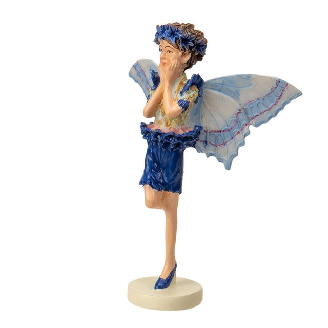 2.4" Mini Flower Fairy Figurine - Cornflower - Magick Magick.com