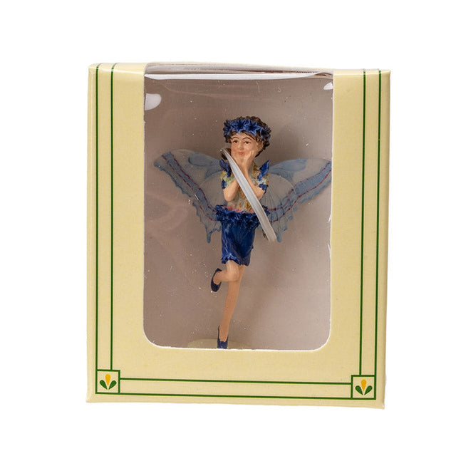 2.4" Mini Flower Fairy Figurine - Cornflower - Magick Magick.com