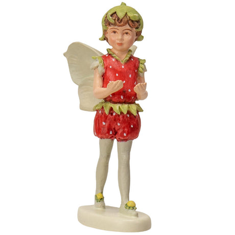 2.4" Mini Flower Fairy Figurine - Strawberry - Magick Magick.com