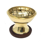 2.5" Screen Brass Burner with Coaster - Magick Magick.com