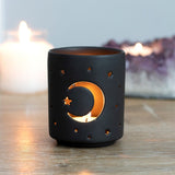 2.75" Mystical Moon Tealight Candle Holder - Magick Magick.com