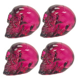 2.75" Translucent Purple Skull Statue (Pack of 4) - Magick Magick.com