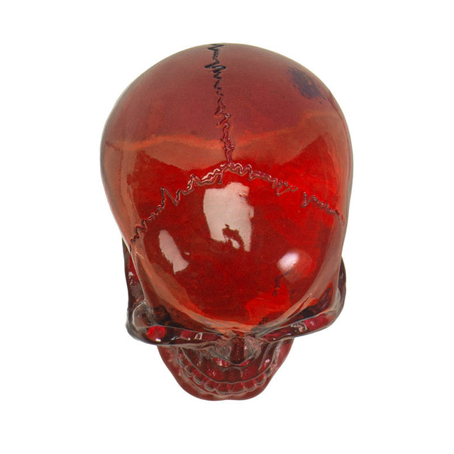 2.75" Translucent Red Skull Statue (Pack of 4) - Magick Magick.com