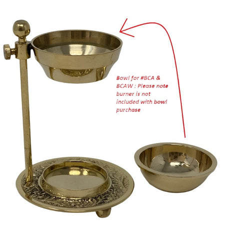 3" Brass Burner Bowl Replacement - Magick Magick.com