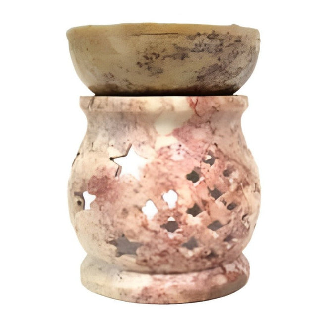 3" Carved Soapstone Oil Aroma Lamp - Magick Magick.com