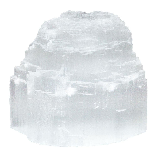 3" Selenite Iceberg Tealight Candle Holder - Magick Magick.com