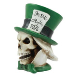 3" Skeleton Statue - The Hatter - Magick Magick.com