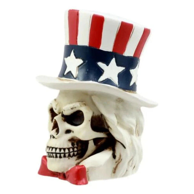 3" Skeleton Statue - Uncle Sam - Magick Magick.com