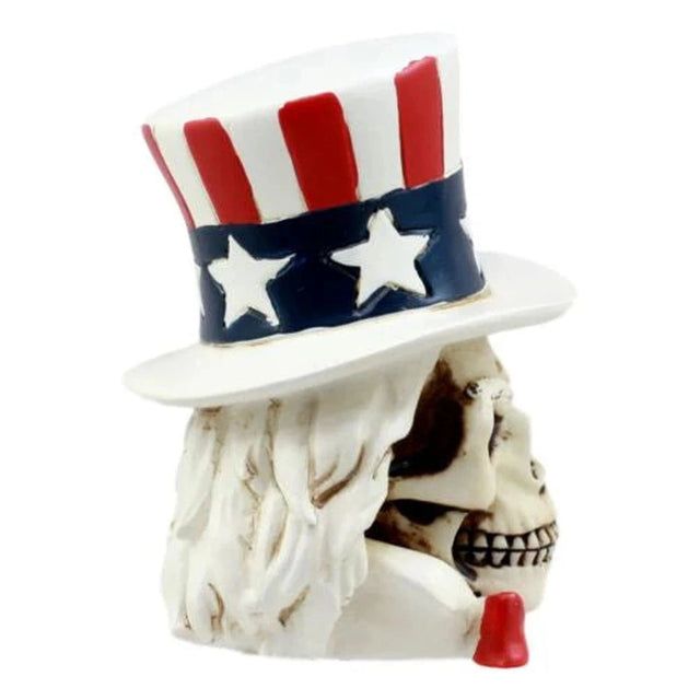 3" Skeleton Statue - Uncle Sam - Magick Magick.com