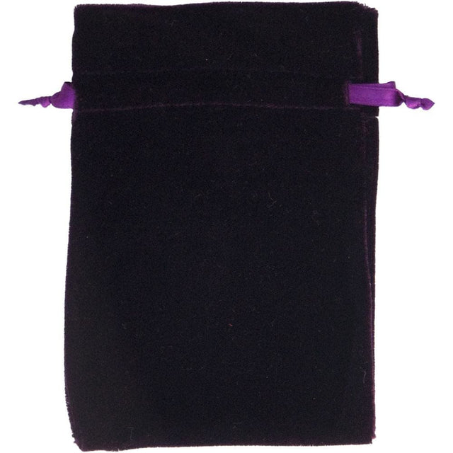 3" x 4" Premium Unlined Velvet Bag - Purple - Magick Magick.com