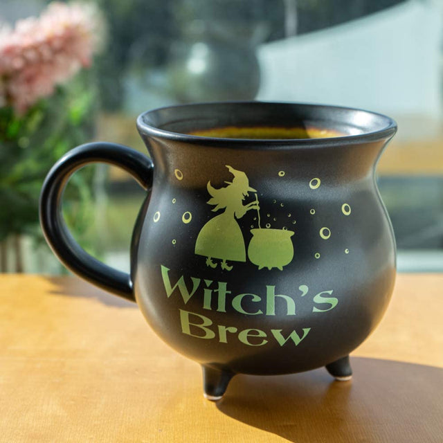 32 oz Cauldron Ceramic Porcelain Mug Soup Bowl - Witch's Brew - Magick Magick.com