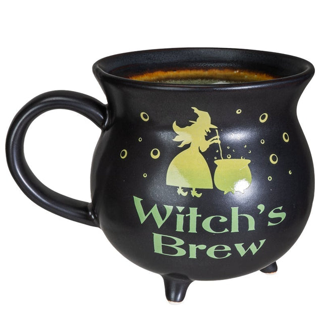 32 oz Cauldron Ceramic Porcelain Mug Soup Bowl - Witch's Brew - Magick Magick.com