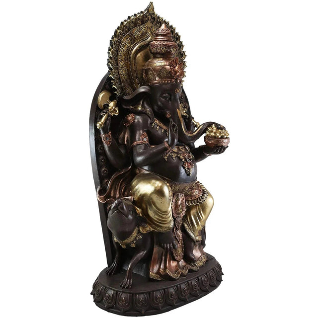 35" Hindu Statue - Ganesha on Mouse - Magick Magick.com