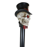 36.75" Walking Cane - Poker Skull - Magick Magick.com