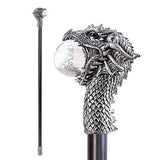 37.25" Walking Cane - Dragon Head - Magick Magick.com