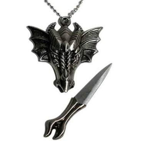 3.25" Dragon Head Necklace Athame - Magick Magick.com
